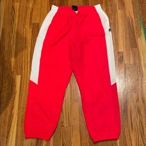 Nike lose fit, size xL, red and white pants